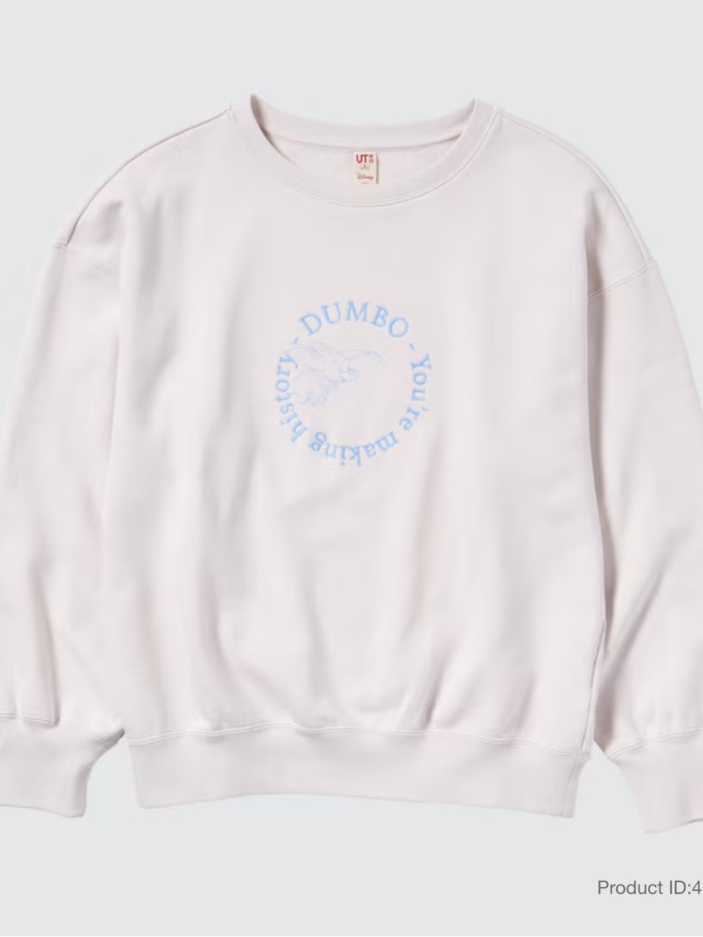 UNIQLO x Disney Women’s Dumbo Crew Neck Pullover Sweatshirt Size Small